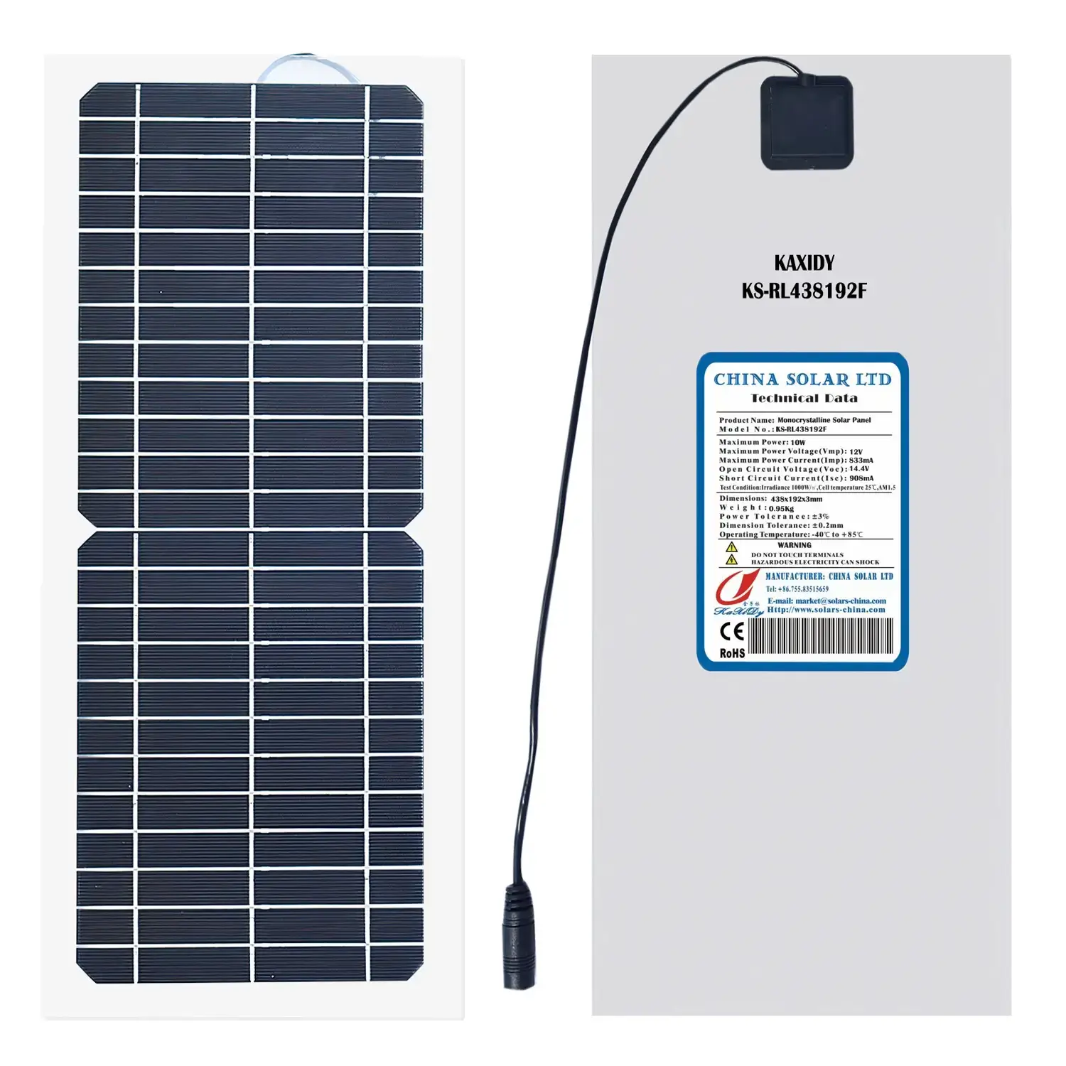 flexible PV-module 10W