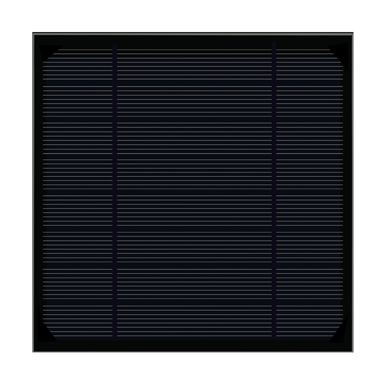 2W paneles solares negro