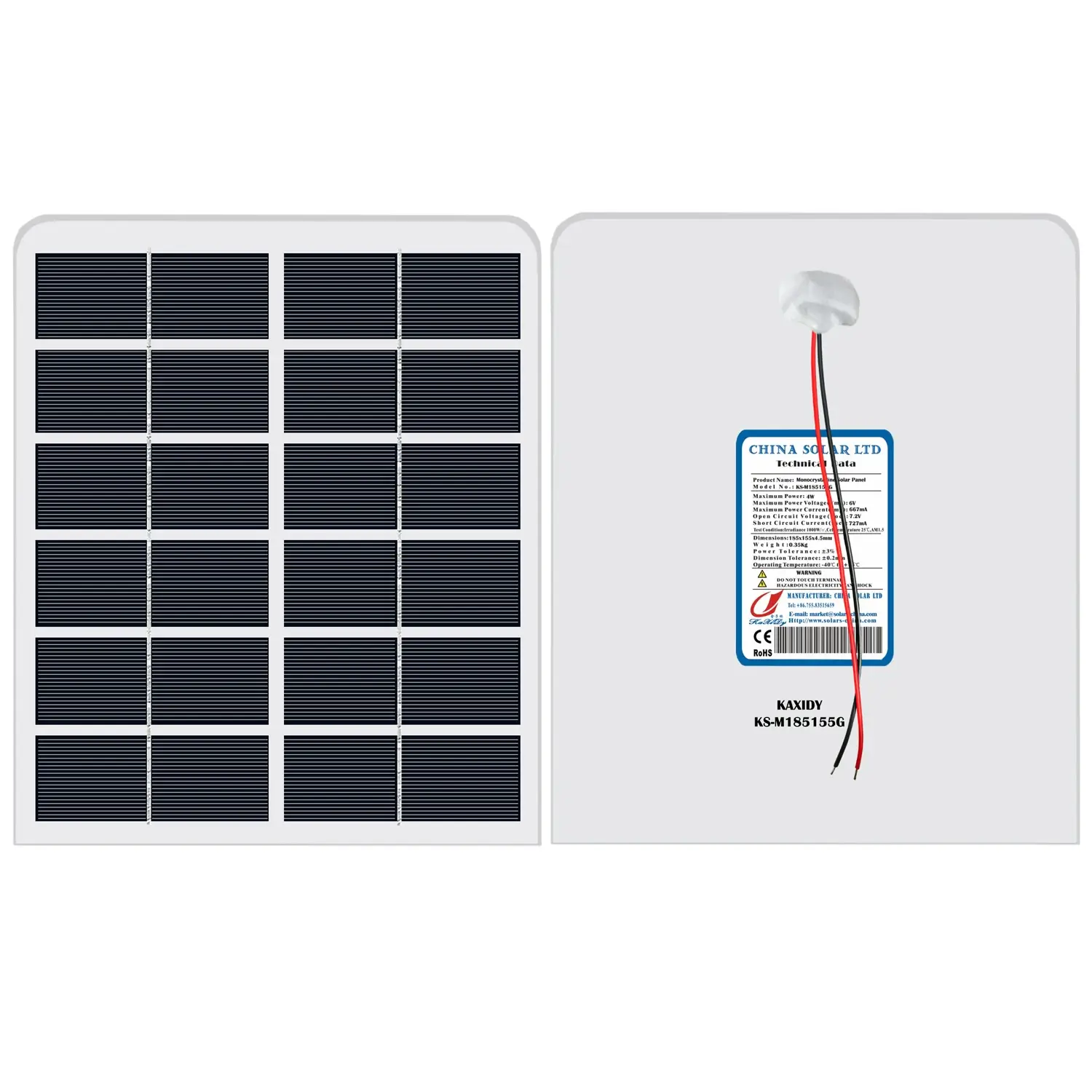 Fotovoltaik Panel 4W